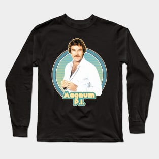 Magnum PI  /// Retro Aesthetic Design Long Sleeve T-Shirt